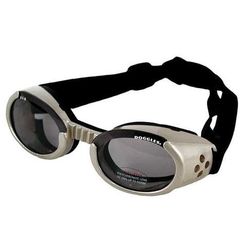 Chrome ILS Doggles with Light Smoke Lens - Large