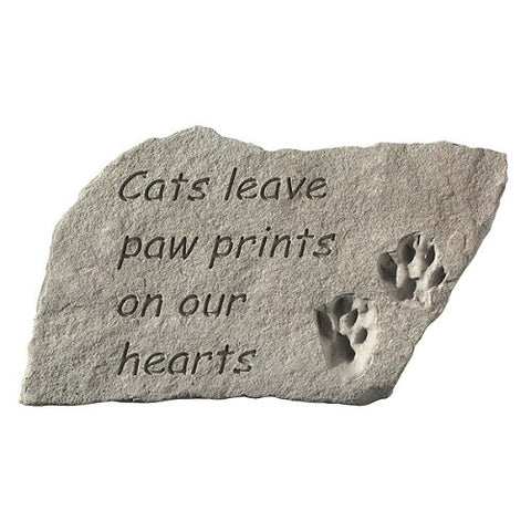 Kay Berry 92420 Cats Leave Pawprints On Our Heartsâ¦ Decorative Stones, Multicolor