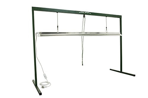 HYDROFARM JSV4 JUMP START GROW LIGHT SYSTEM W/STAND, FIXTURE, 48"