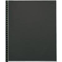 START REFILL PAGES FOR SPIRAL and POST-BOOKS: Black (17x11) pk of 10