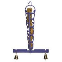 Bird Cages Accessories, Spray Millet Holder with Bells