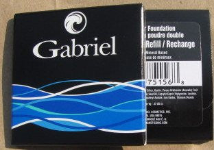 Gabriel Dual Powder Refill Light Beige 0.32 oz