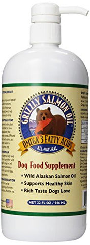 Grizzly Salmon Oil™ - 32 oz. Pump Bottle for Dogs