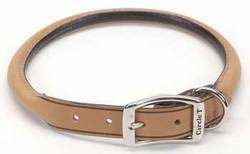 Oak Tanned Leather Collar 20"x3/4" - Tan