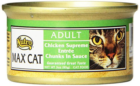 Max California Chicken Supreme Canned Cat Food 24x3 oz.