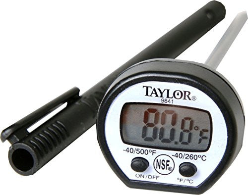 Taylor High Temp Digital Thermometer 1.3x8.8x3.5 0.08 lb.