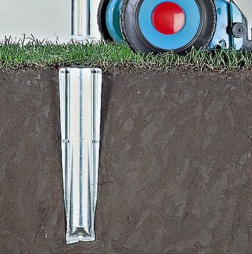 Ground Spike, Metal - Silver - 50 mm for rotary Advance Lift-O-Matic and SmartLift