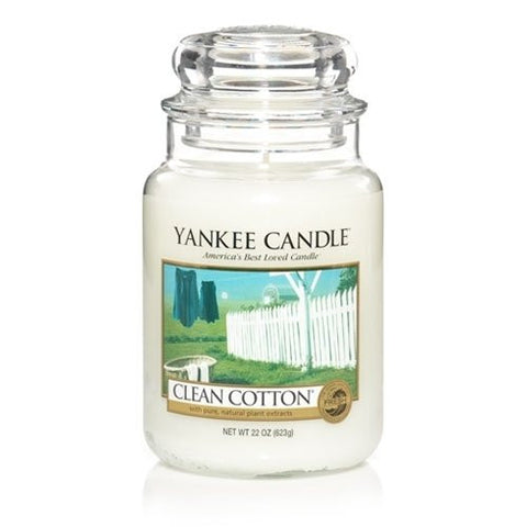 Yankee Candle Clean Cotton Large Jar 22oz Candle