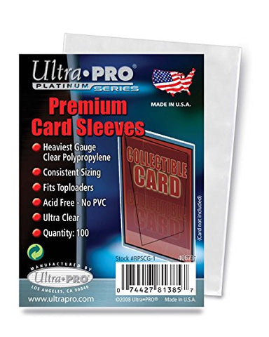 2-1/2" X 3-1/2" Premium Card Sleeves