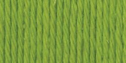 Lily Sugar'n Cream Solid Yarn Hot Green 120 Yards 2.5 OZ
