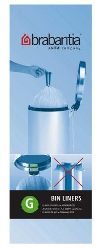 Brabantia 246265 Bin Liners, 23/30-Liter