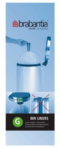 Brabantia 246265 Bin Liners, 23/30-Liter