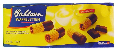 Chocolate Wafer Rolls Bittersweet, 3.5 oz