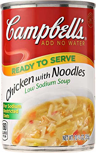 Campbell's Low Salt Chicken With Noodles Condensed Soup 10.75 OZ