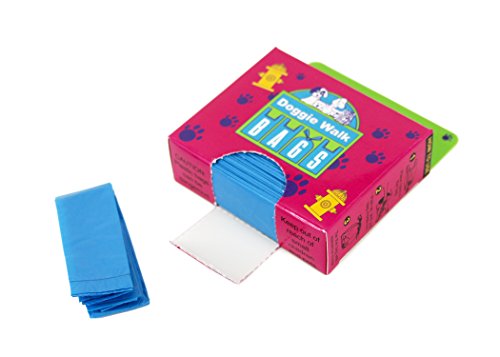 Doggie Walk Bags Classic Bag Blue Baby Powder, 25 Bags