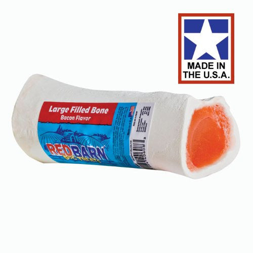 Filled Bone, Bacon, 6 Inch