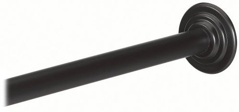 Umbra Coretto 36 to 54-Inch Decorative Tension Rod (Size: 1.5" H x 36" - 54" W x 2.25" D Color: Black)