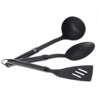 GSI- Nylon 3pc Ring Set 10" Spatula 10.5" Spoon 11.5" Ladle