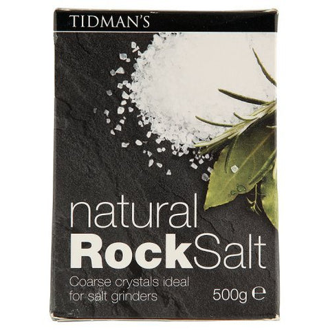 Tidman’s Natural Rock Salt, 500g