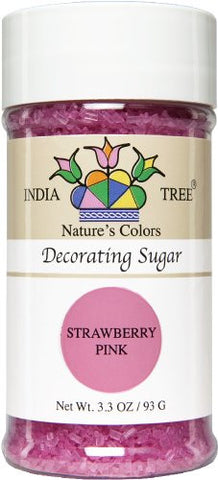 Sugar, Decorating, Strawberry Pink, 3.3 oz