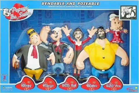 Popeye Bendables Boxed Set