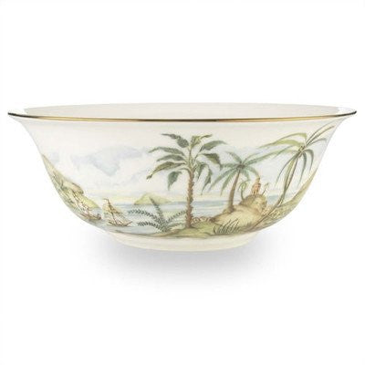 BRITISH COLONIAL SERVING BOWL