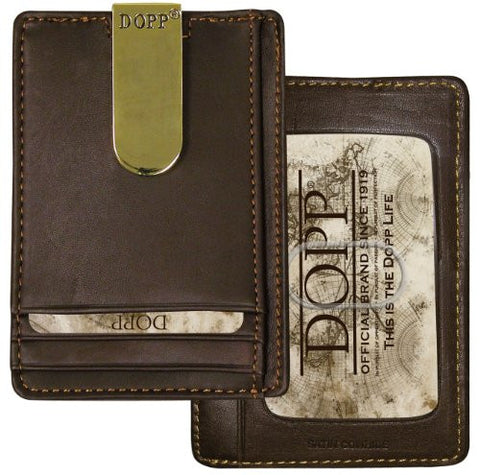 Dopp Regatta Front Pocket Wallet BROWN