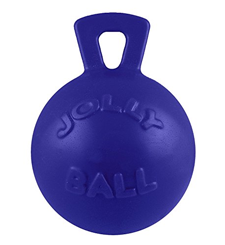 Horsemen's Pride Jolly Ball Pet With Hand Blue 6"