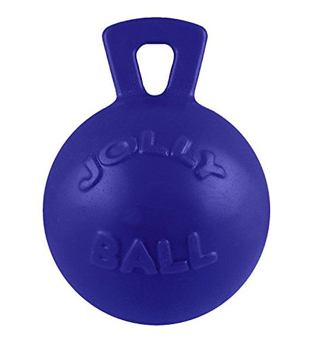 Horsemen's Pride Jolly Ball Pet With Hand Blue 6"