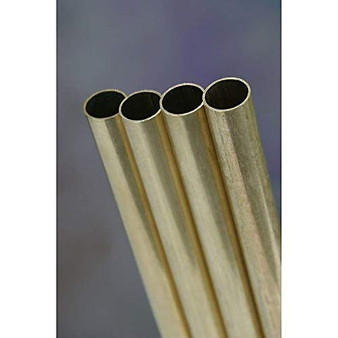 #4800 Tube & Wire 36" Long, 1/8 OD x .014 Round Brass Tube