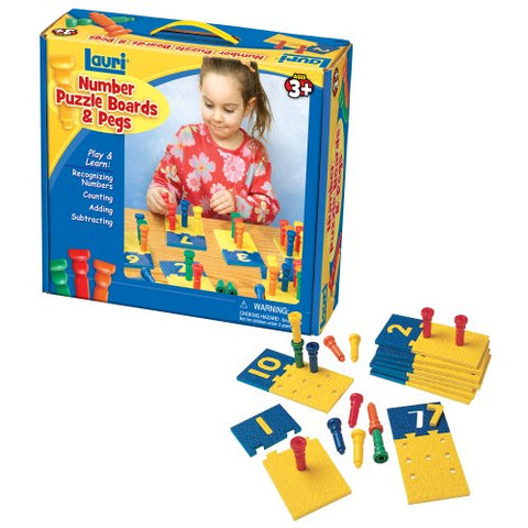 Number Puzzle Boards & Pegs