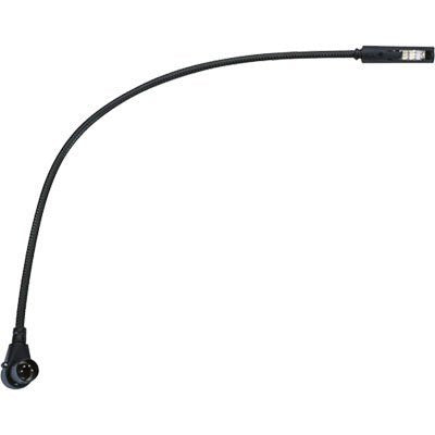 18" Gooseneck LED Light with 4-Pin XLR Righ Angle Connector