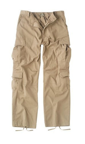 Khaki Vintage Paratrooper Fatigues - 3XL