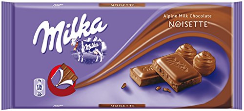 Milka Noisette Chocolate Bar, 3.5 oz