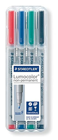 Lumocolor Universal Pen Non-Permanent Set of 4