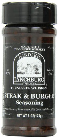 Historic Lynchburg Tennessee Whiskey Steak & Burger Seasoning 6 oz