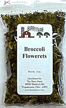 Broccoli Flowerets (Air Dried), 2oz.