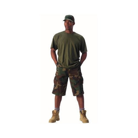 Woodland Camo Extra Long Fatigue Short - 3XL