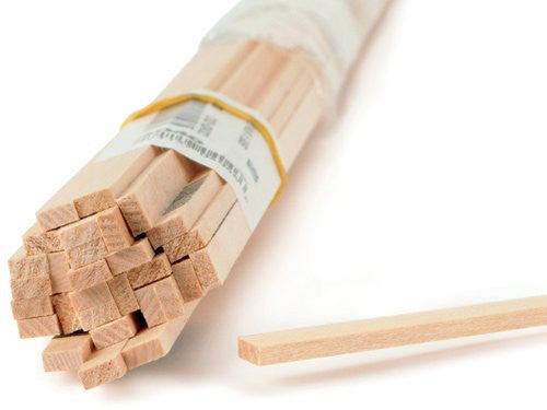 Basswood Strip 1/16 X 1/8 X 24 - 48 pcs