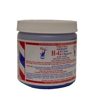 Virucidal Anti-Bacterial H-42 Clean Clippers - 16oz Jar