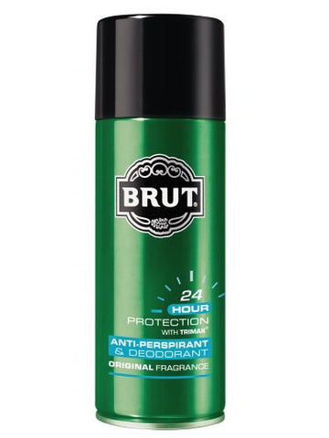 Brut Aerosol Anti-perspirant, High VOC - 40%, 6 Ounces