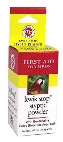 Miraclecare Kwik Stop Styptic Powder Birds Tub
