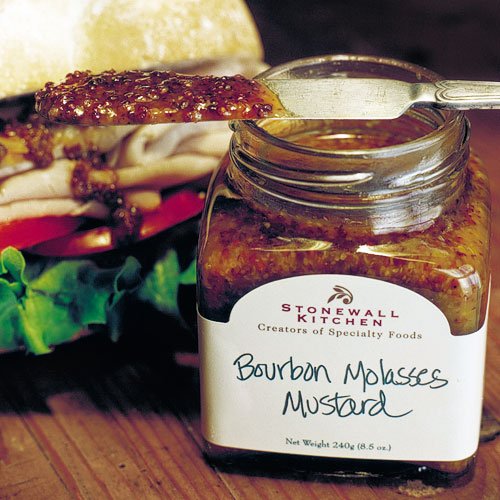 Bourbon Molasses Mustard 8 oz Jar
