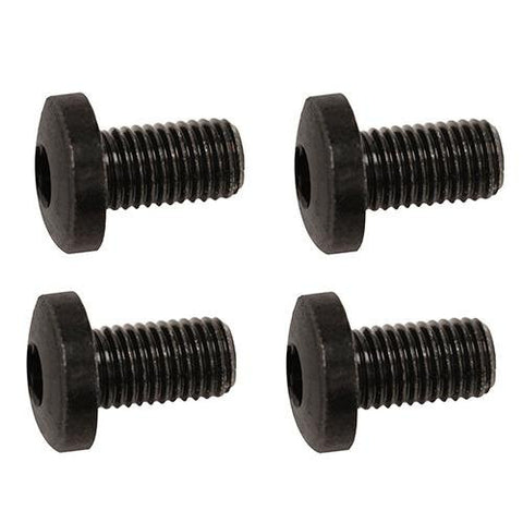Extreme Grip Screws - Colt Government, Commander, Officers and Clones (4 screws) - Slotted Head Black Finish
