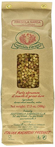 Durom Wheat in Brown Paper Bags, Small Shapes, Fregola Sarda, 500 gr