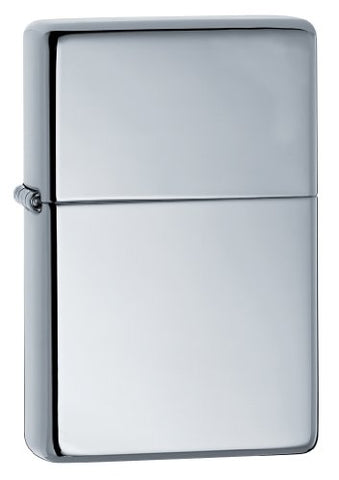 Zippo - Vintage Brushed Chrome Without Slashes Lighter