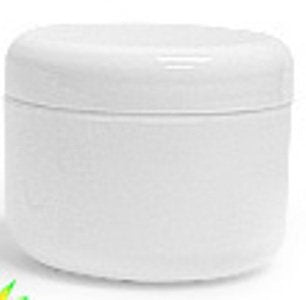 1 oz. White Plastic Salve Container