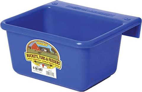 Miller Mfg Co Inc - Utility Feeder #MF6, Hook Over, Blue, 6 qt