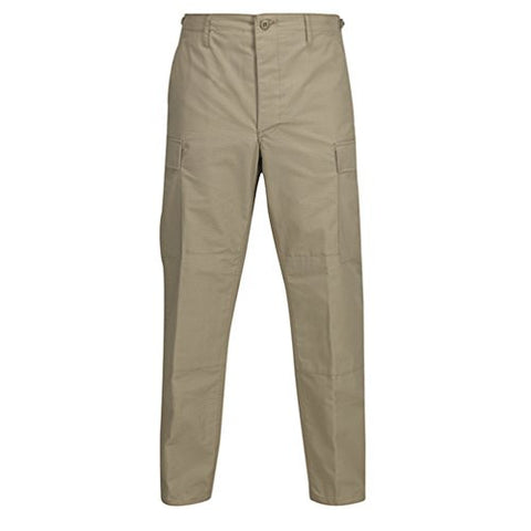 BDU Trouser – Button Fly (100% Cotton Ripstop), Khaki, Medium Regular
