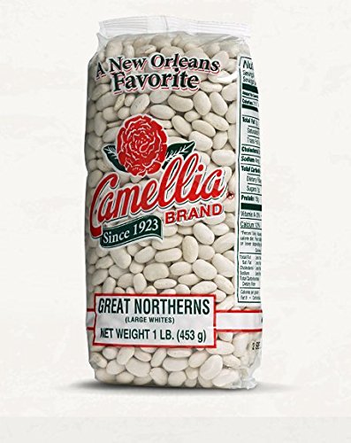 Camellia Beans White Great Northern Beans 1lb